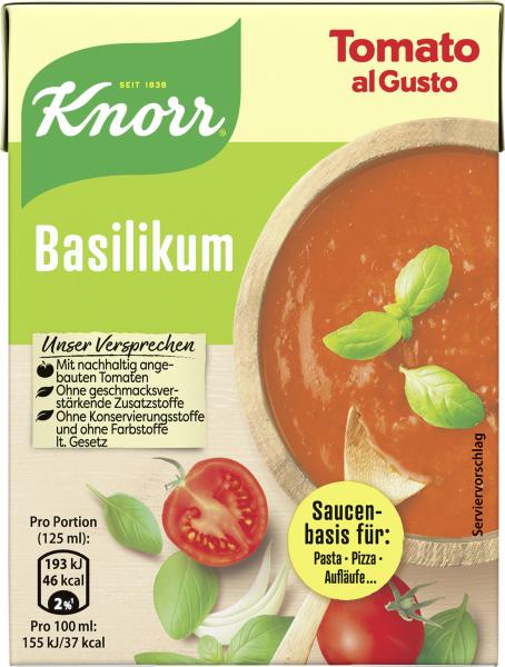 Knorr Tomato al Gusto Basilikum