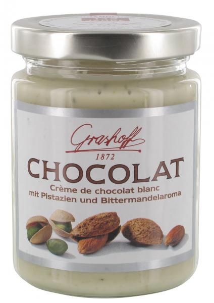 Grashoff Chocolat blanc mit Pistazien & Bittermandelaroma