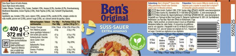 Ben's Original Süß-Sauer extra Ananas