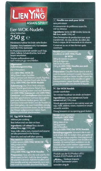 Lien Ying Asian-Spirit Wok-Eier-Nudeln