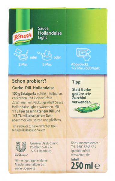 Knorr Sauce Hollandaise light