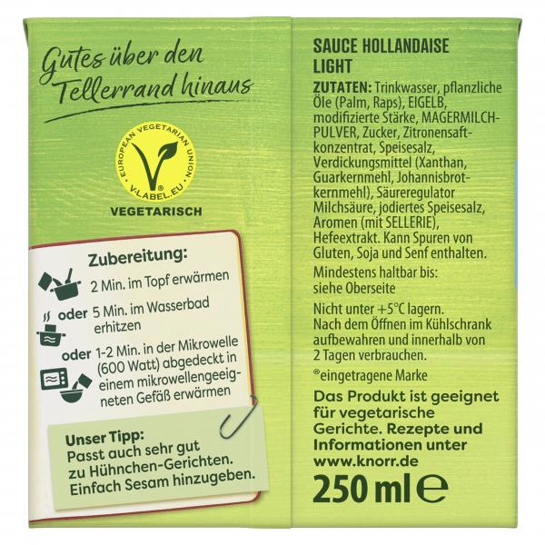 Knorr Sauce Hollandaise light