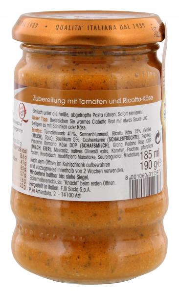 Sacla Pesto Tomaten & Ricotta