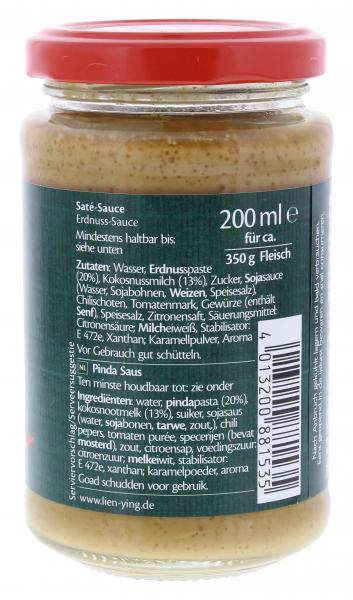 Lien Ying Asian-Spirit Saté-Sauce mit Kokosmilch