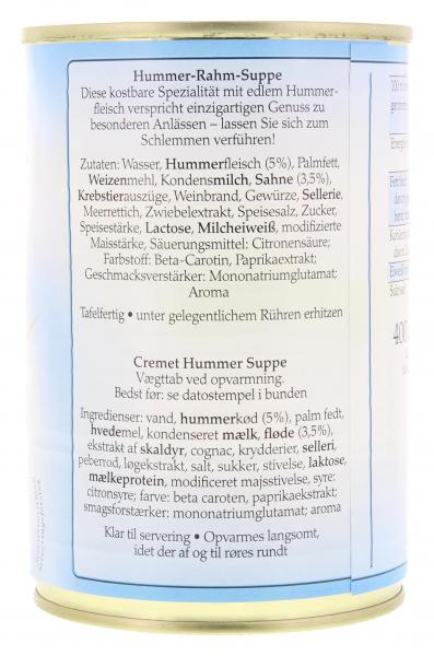 Jürgen Langbein Hummer-Rahm Suppe