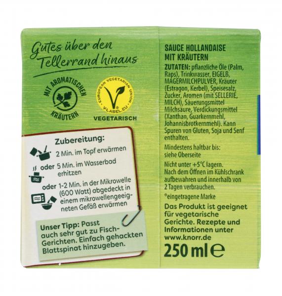 Knorr Sauce Hollandaise mit Kräutern