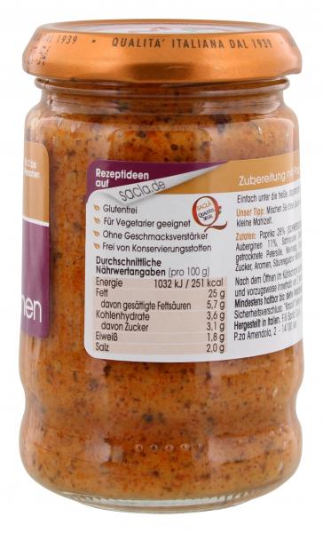 Sacla Pesto Paprika & Auberginen