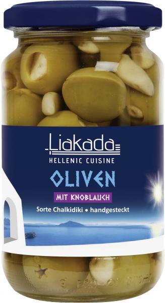 Liakada Oliven mit Knoblauch
