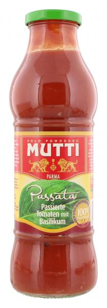 Mutti Passata Passierte Tomaten mit Basilikum