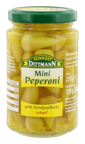 Feinkost Dittmann Mini-Peperoni gelb scharf