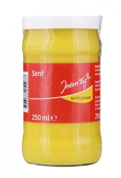Jeden Tag Senf mittelscharf