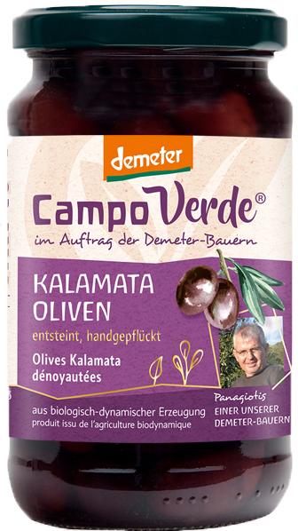 Campo Verde Demeter Kalamata Oliven ohne Stein