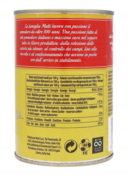 Mutti Filetti Pomodori Tomaten in Vierteln geschält