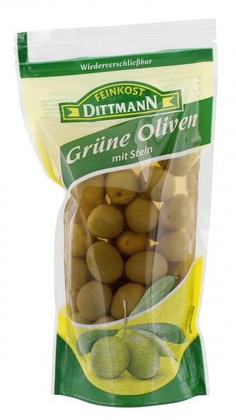 Feinkost Dittmann Grüne Oliven mit Stein