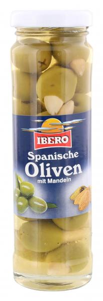 Ibero Spanische grüne Oliven mit Mandeln