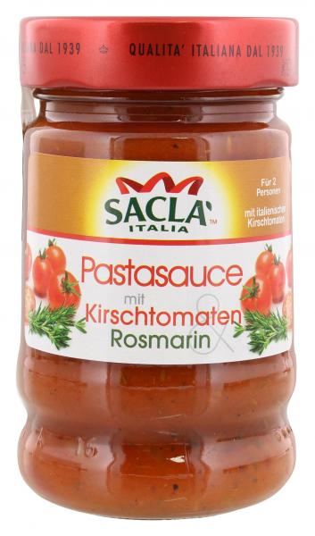 Sacla Italia Pastasauce mit Kirschtomaten & Rosmarin
