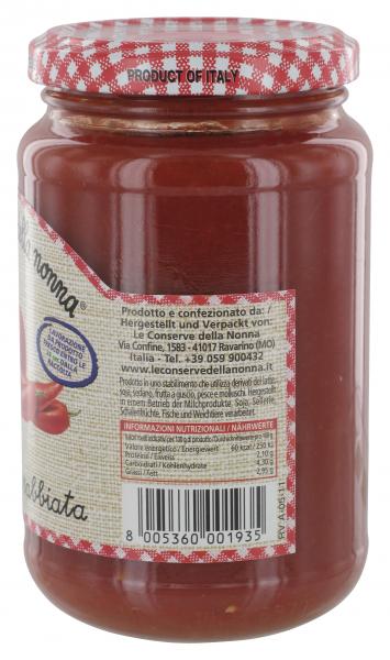 Le conserve della nonna Sugo all' arrabbiata