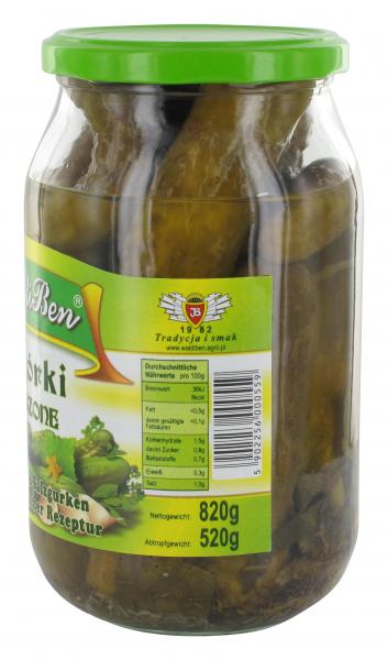 Waldi Ben Eingelegte Salzgurken 