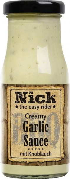 Nick BBQ Creamy Garlic Sauce mit Knoblauch 
