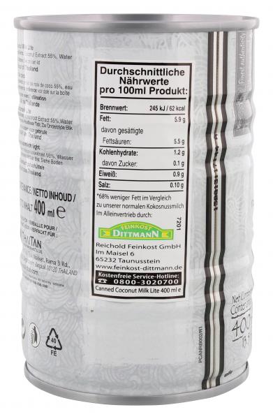 Real Thai Coconut Milk lite