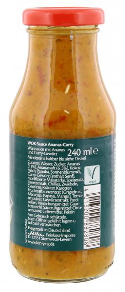 Lien Ying Asian-Spirit Wok-Sauce Ananas-Curry