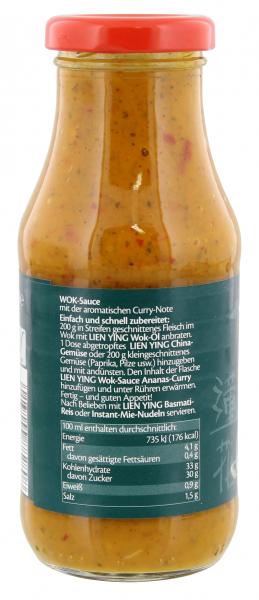 Lien Ying Asian-Spirit Wok-Sauce Ananas-Curry
