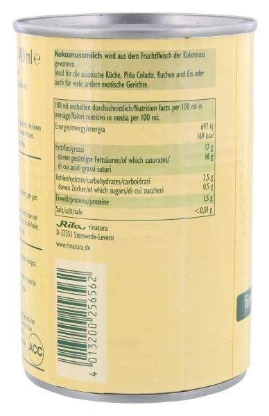 Rinatura Bio Kokosmilch