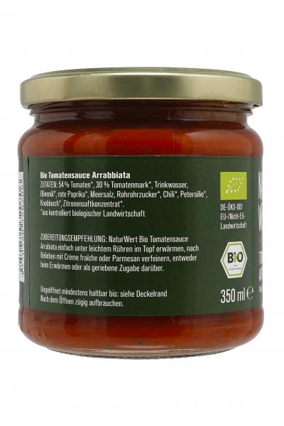 NaturWert Bio Tomatensauce Arrabbiata