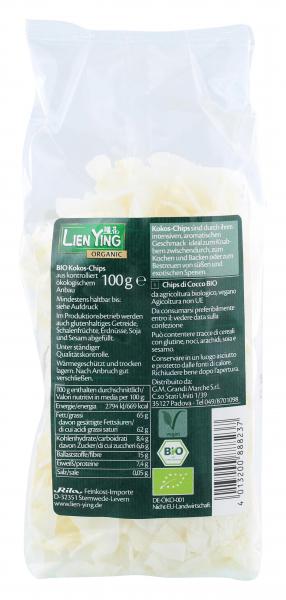 Lien Ying Organic Bio Kokos-Chips natur