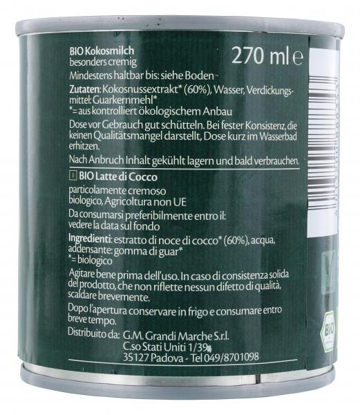 Lien Ying Organic Bio Kokosmilch