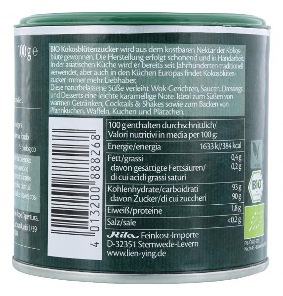 Lien Ying Organic Bio Kokosblütenzucker