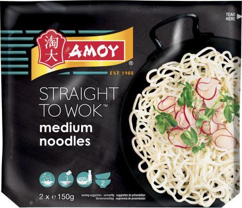 Amoy Straight to Wok Medium Noodles