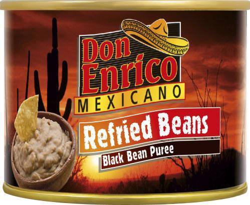 Don Enrico Mexicano Refried Beans Black Bean Puree