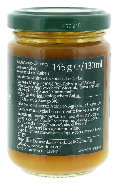 Lien Ying Organic Bio Mango-Chutney 