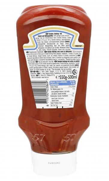 Heinz Tomato Ketchup 50% weniger Zucker