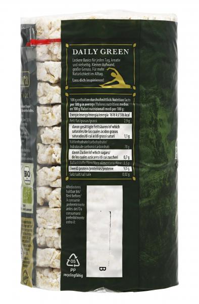 Rinatura Bio Daily Green Hirse Reiswaffeln
