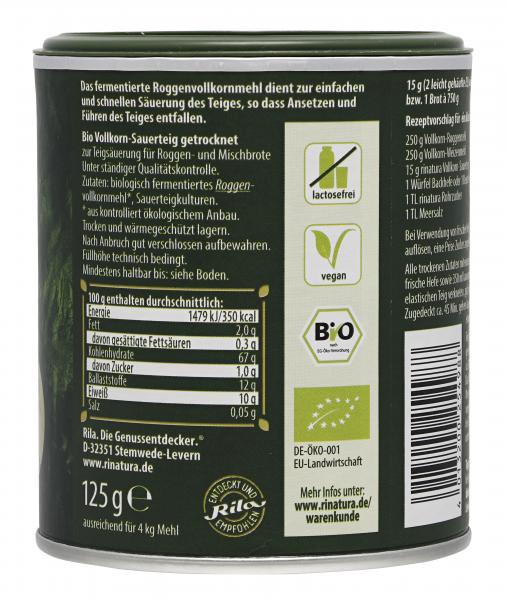 Rinatura Bio Daily Green Vollkorn Sauerteig