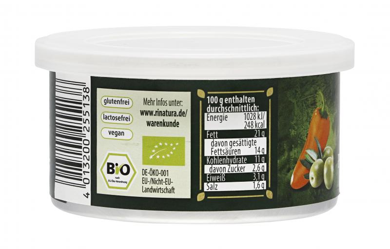 Rinatura Bio Daily Green Sandwich-Creme Paprika-Olive
