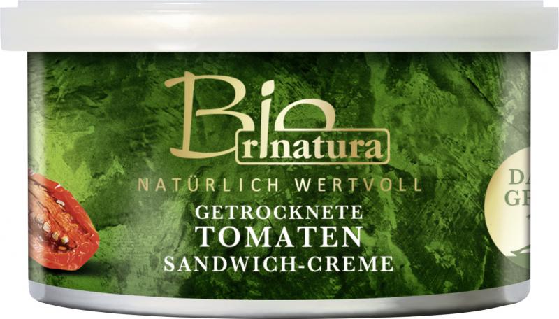 Rinatura Bio Daily Green Sandwich-Creme Getrocknete Tomaten
