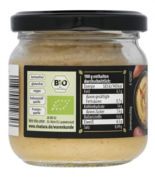 Rinatura Bio Foodie Lifestyle Hummus Süßkartoffel
