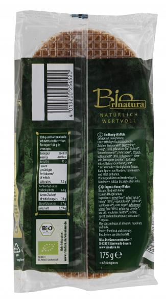 Rinatura Bio Daily Green Honig Waffeln