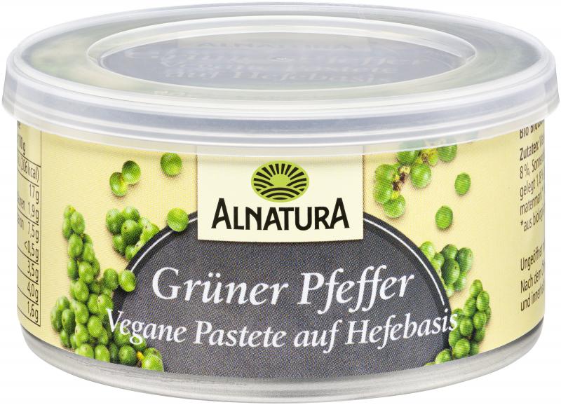 Alnatura Vegane Pastete auf Hefe-Basis Grüner Pfe