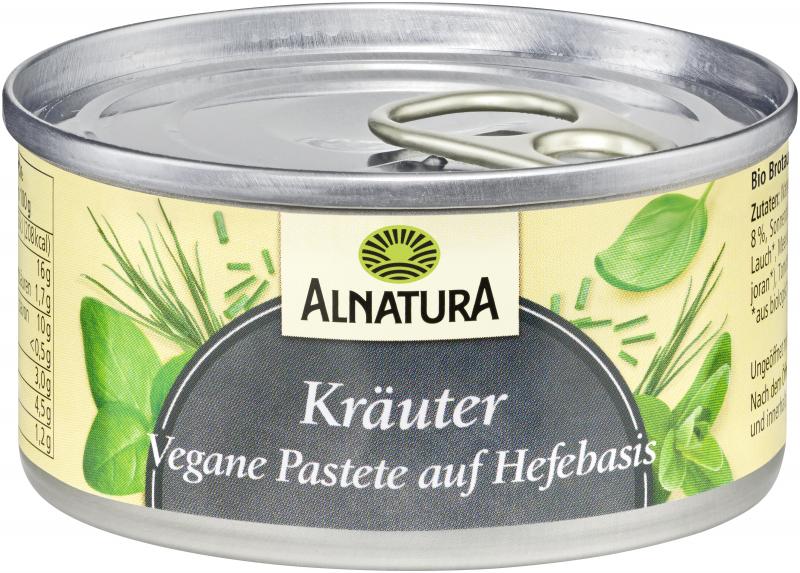 Alnatura Vegane Pastete auf Hefe-Basis Kräuter