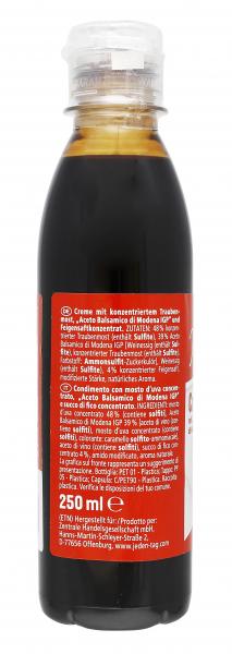 Jeden Tag Creme mit Aceto Balsamico di Modena IGP Feige