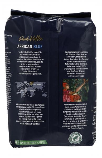 Tchibo Privat Kaffee African Blue Ganze Bohne