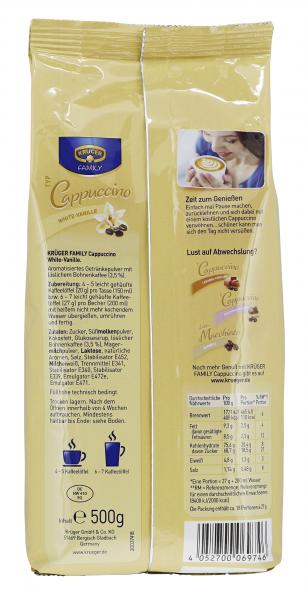Krüger Family Cappuccino White-Vanille
