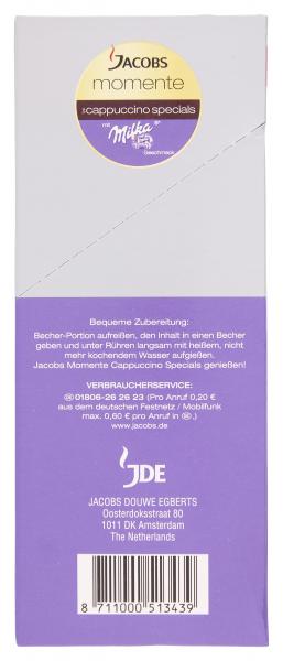 Jacobs Momente Cappuccino Specials Milka