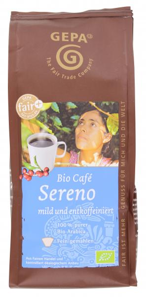 Gepa Bio Café Sereno mild und entkoffeiniert