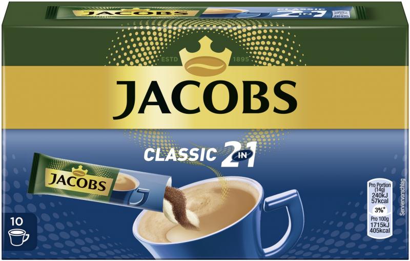 Jacobs Kaffeespezialitäten 2 in1 Classic