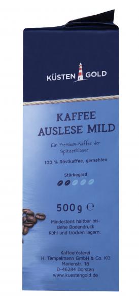 Küstengold Kaffee Auslese mild